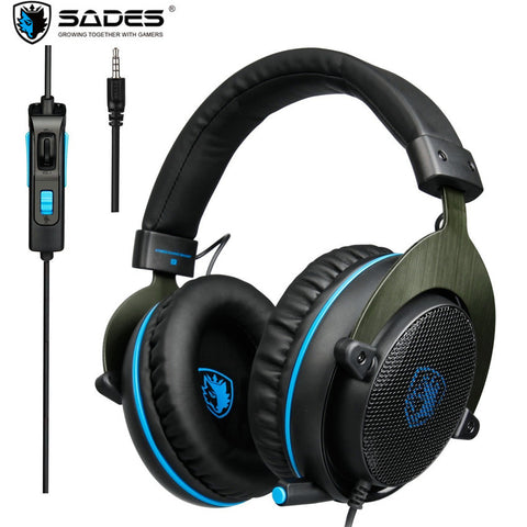 SADES R3 PS4 Gaming Headset Bass Surround Stereo Casque Over Ear PC