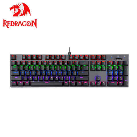 Redragon Brand High Quatity Keyboard 104 Keys Metal Mechanical Keyboard