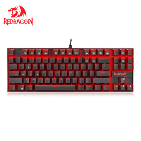 Redragon 87 key K552 KUMARA Wired Gaming Keyboard for Gamer English Layout