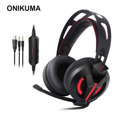 ONIKUMA M180 PS4 Gaming Headphone Stereo Bass Game Headset with Noise Isolation