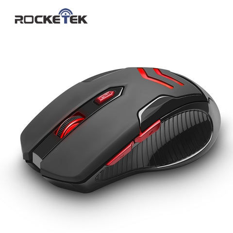 Rocketek USB Wireless Gaming Mouse 1600 DPI 6 buttons ergonomic design