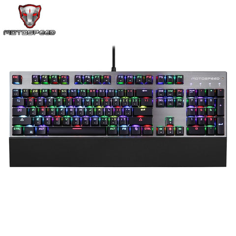 Motospeed CK108 Wired Mechanical Keyboard Russian Gaming Keyboard with RGB 104 Keys 3