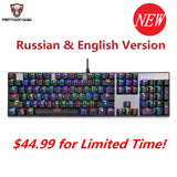 MOTOSPEED Inflictor CK104 Russian Mechanical Keyboard Ergonomic Wired