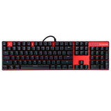 MOTOSPEED Inflictor CK104 Russian Mechanical Keyboard Ergonomic Wired