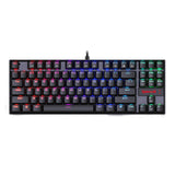 Redragon K552 KUMARA Wired Gaming Keyboard 87 Keys RGB LED Backlit Blue Switch