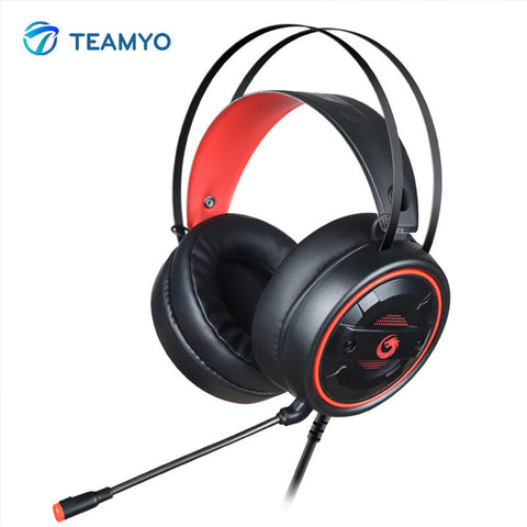 Teamyo Gamer Headphones Gaming headset Headphone for computer Noise canceling Surround Stereo headphones for pc Ps4 LED Light
